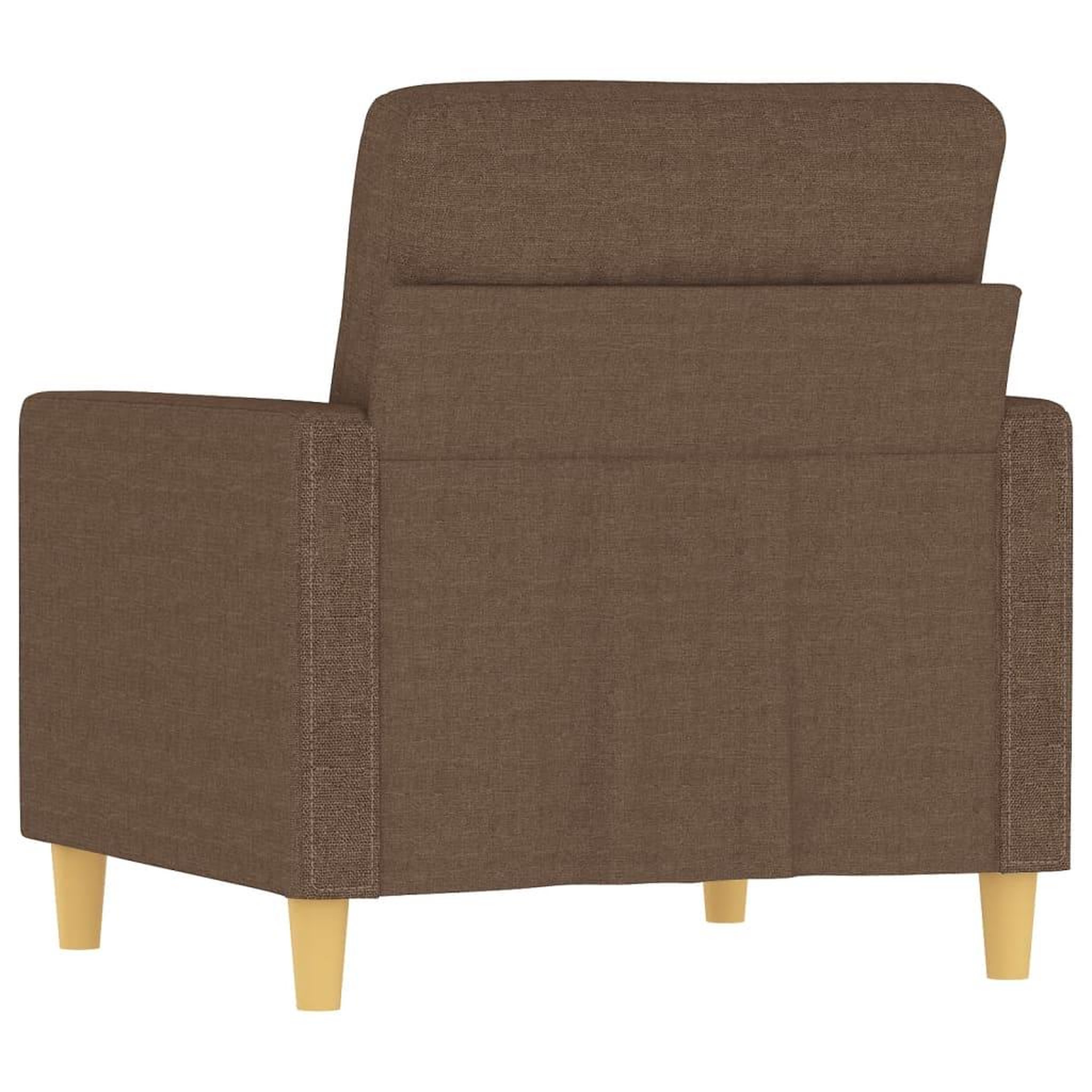 Voir la diapositive 5 : VIDAXL Fauteuil Marron 60 cm Tissu