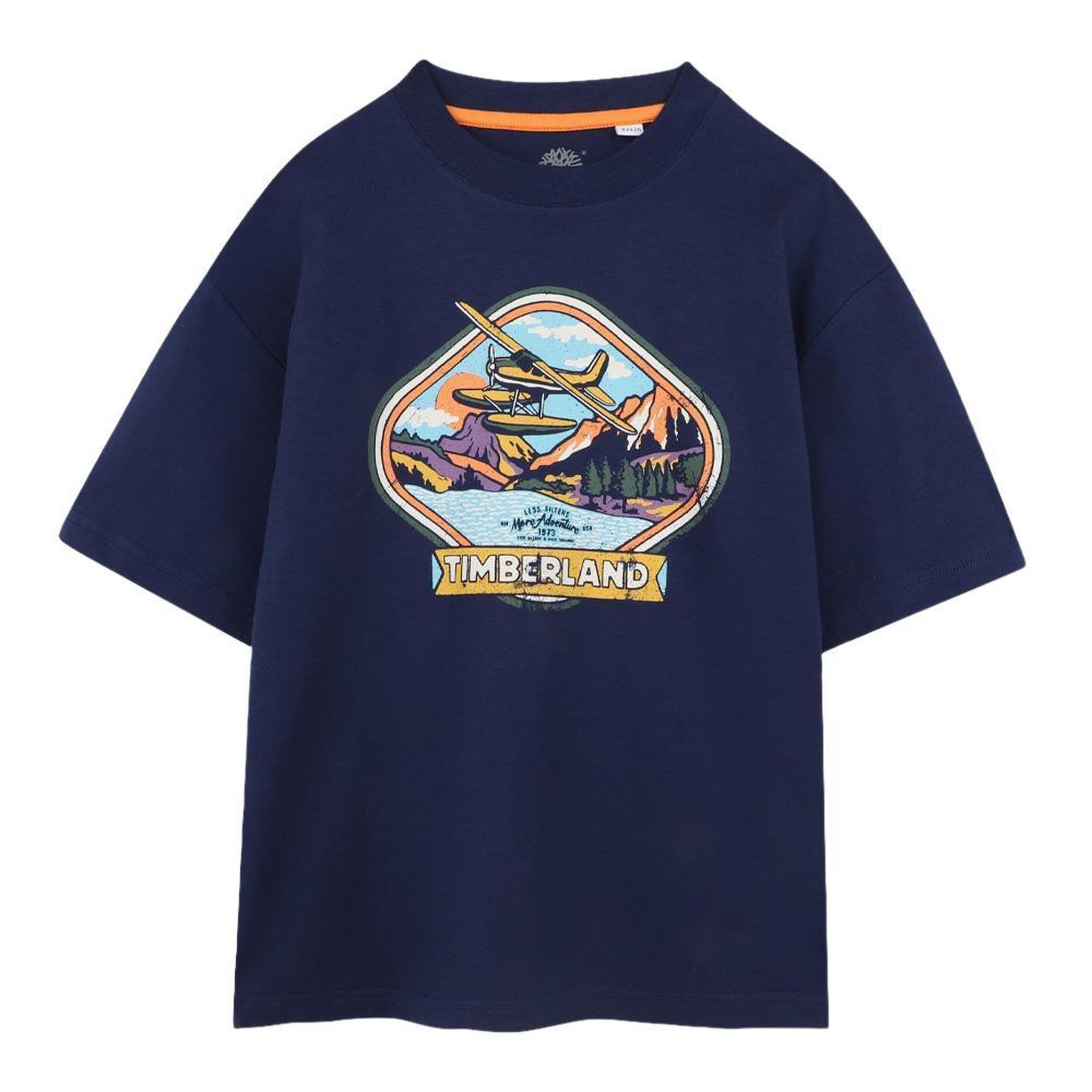 Voir la diapositive 1 : TIMBERLAND T-shirt bleu garçon timberlandt604331