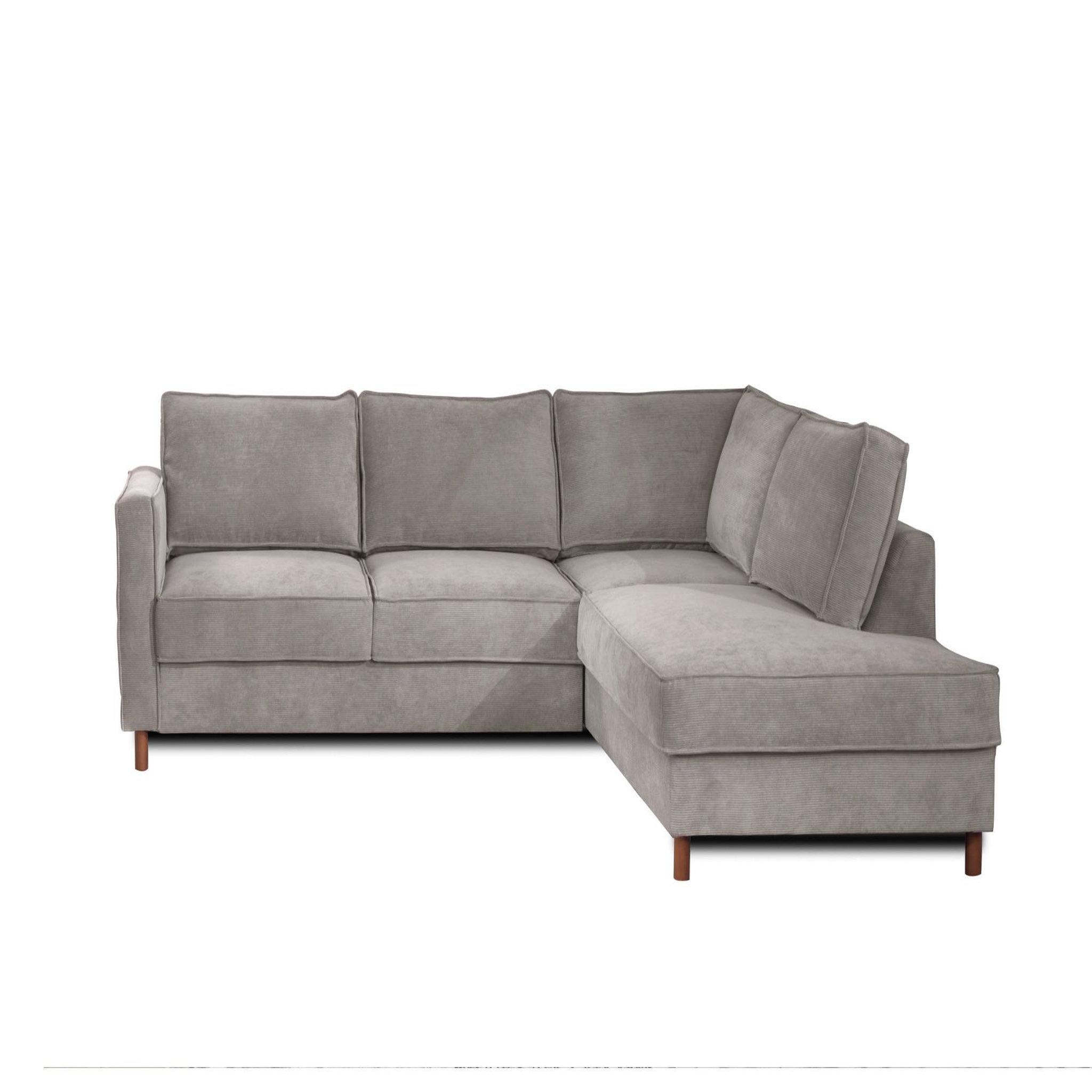 Voir la diapositive 1 : LISA DESIGN Jake - canapé d'angle droit - convertible - 5 places - en velours côtelé