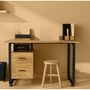 Voir la diapositive 2 : FIVE Range-documents pour bureau en bambou BAVA - Noir