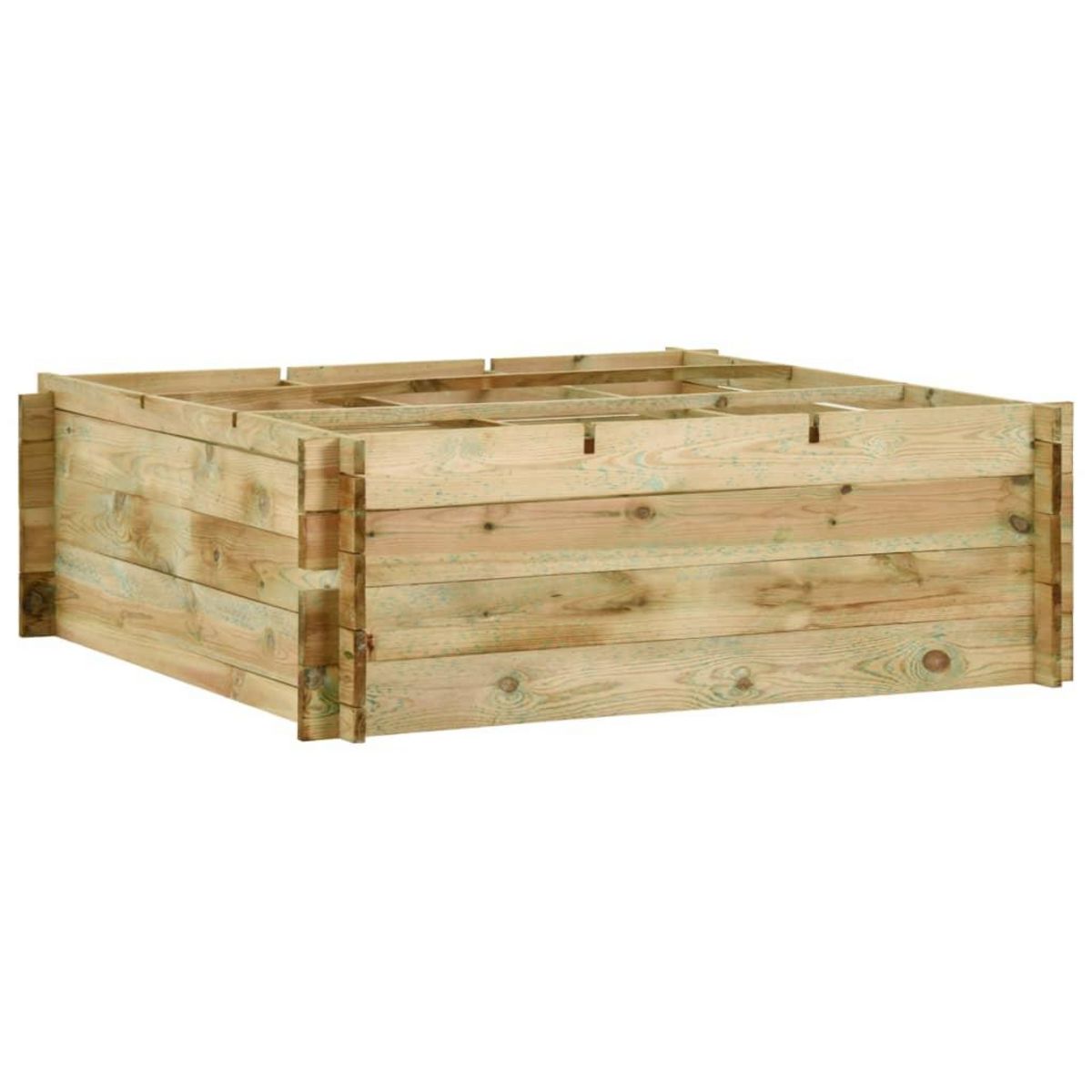 VIDAXL Jardiniere pour legumes Bois de pin impregne 120x120x40 cm