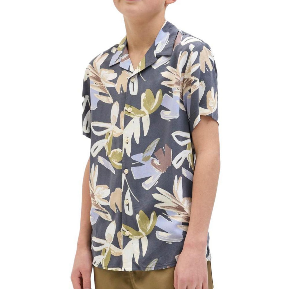 Jack & Jones Chemise à Fleurs e Enfant Jack & Jones Cloud Dancer