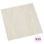 Voir la diapositive 2 : VIDAXL Dalles de plancher autoadhesives 55 pcs PVC 5,11 m² creme