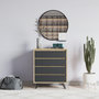 Voir la diapositive 2 : Habitat et Jardin Commode en bois  Suvera  - 70 x 40 x 86 cm - Marron