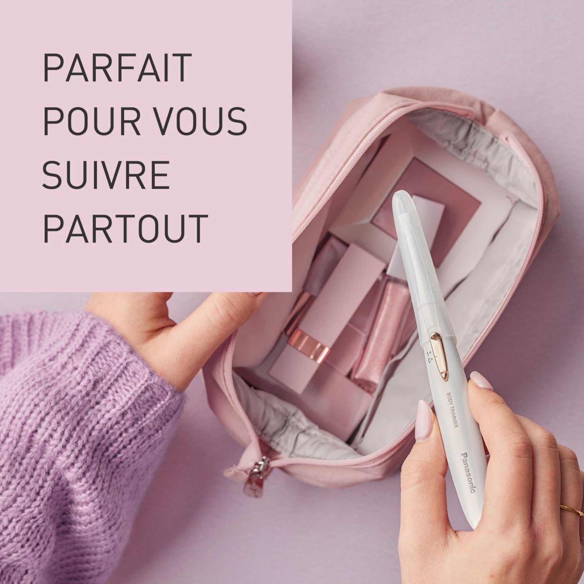 Voir la diapositive 5 : PANASONIC Rasoir électrique femme ES-WR51-P503