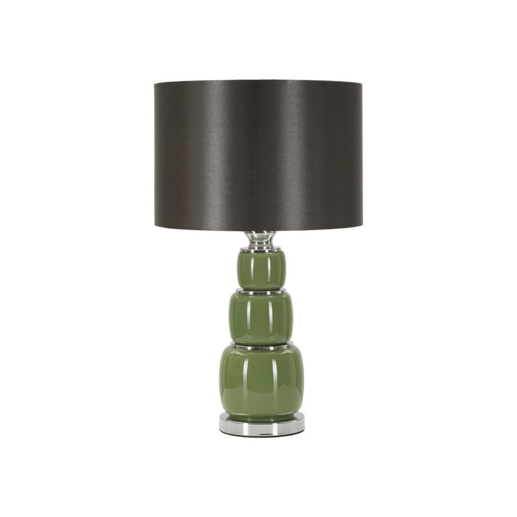 Paris Prix Lampe à poser en verre  eva three  57cm vert & noir