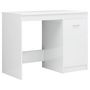 Voir la diapositive 5 : VIDAXL Bureau Blanc brillant 140x50x76 cm Bois d'ingenierie