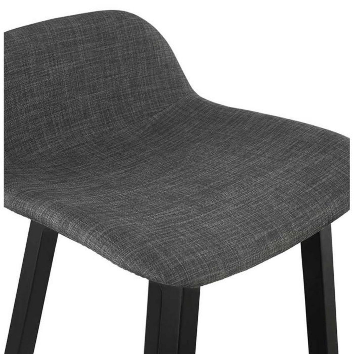 Paris Prix Tabouret de Bar  Talik  86cm Gris Foncé & Noir
