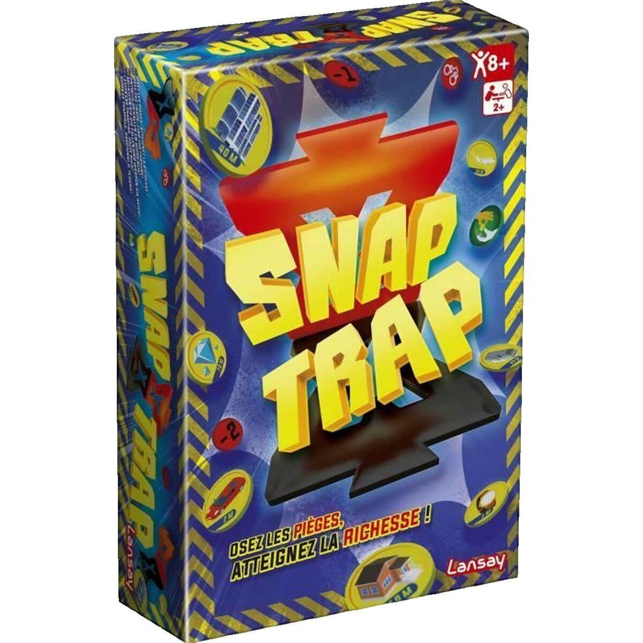 Voir la diapositive 2 : LANSAY Jeu de société Lansay Snap Trap multicolore