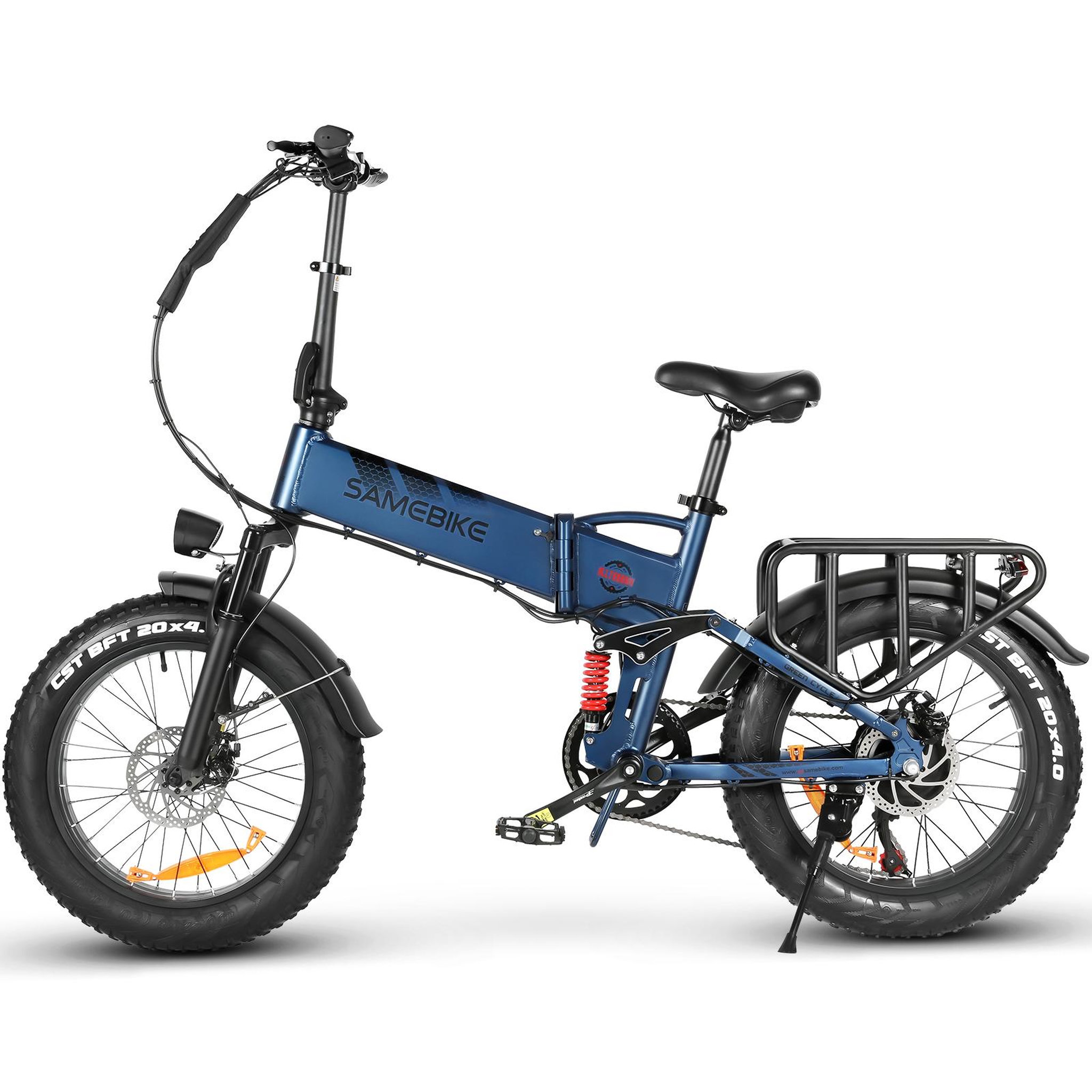 Voir la diapositive 2 : SAMEBIKE Vélo électrique pliable SameBike RS-A02 Pro