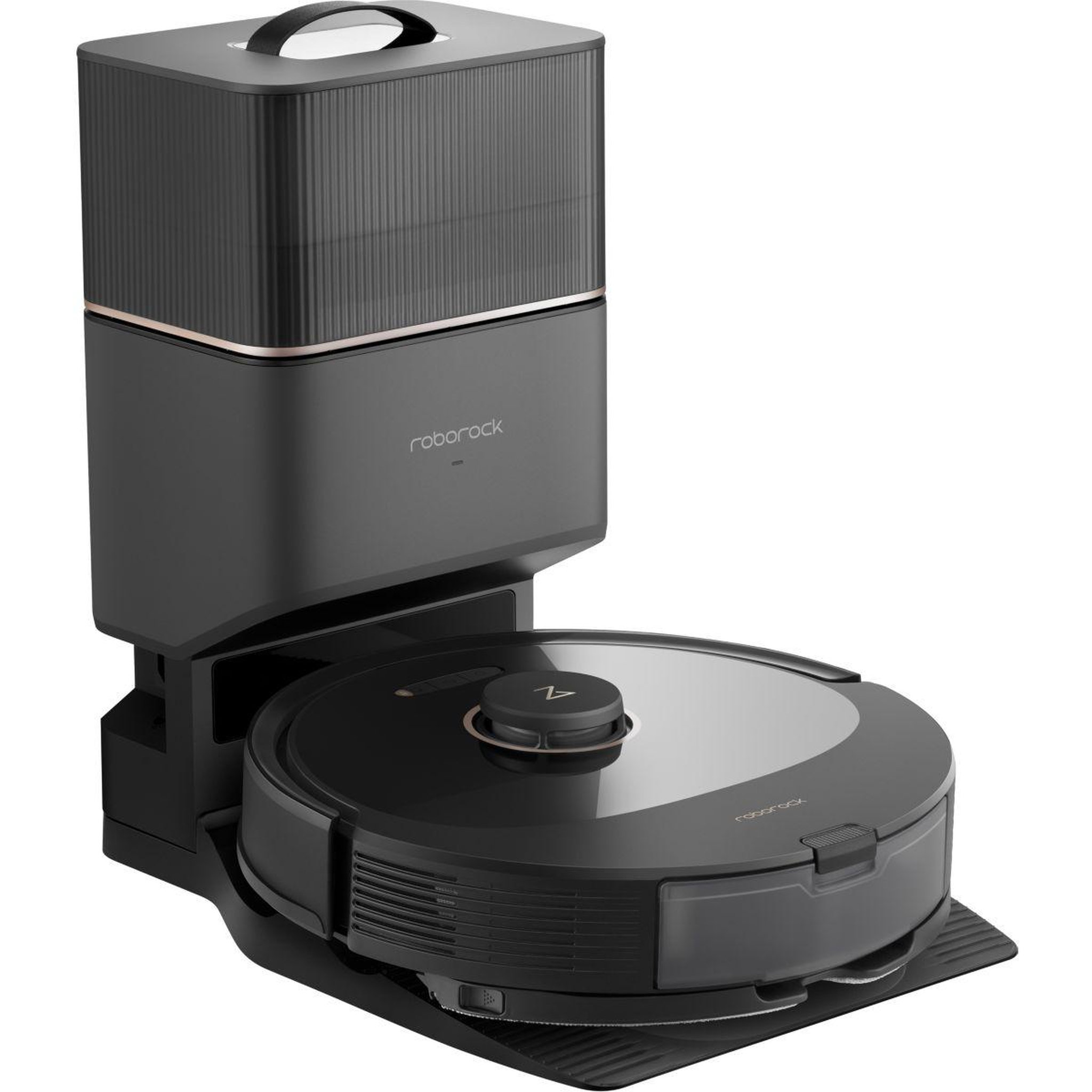 Voir la diapositive 1 : ROBOROCK Robot Aspirateur Laveur Q8 Max + Black