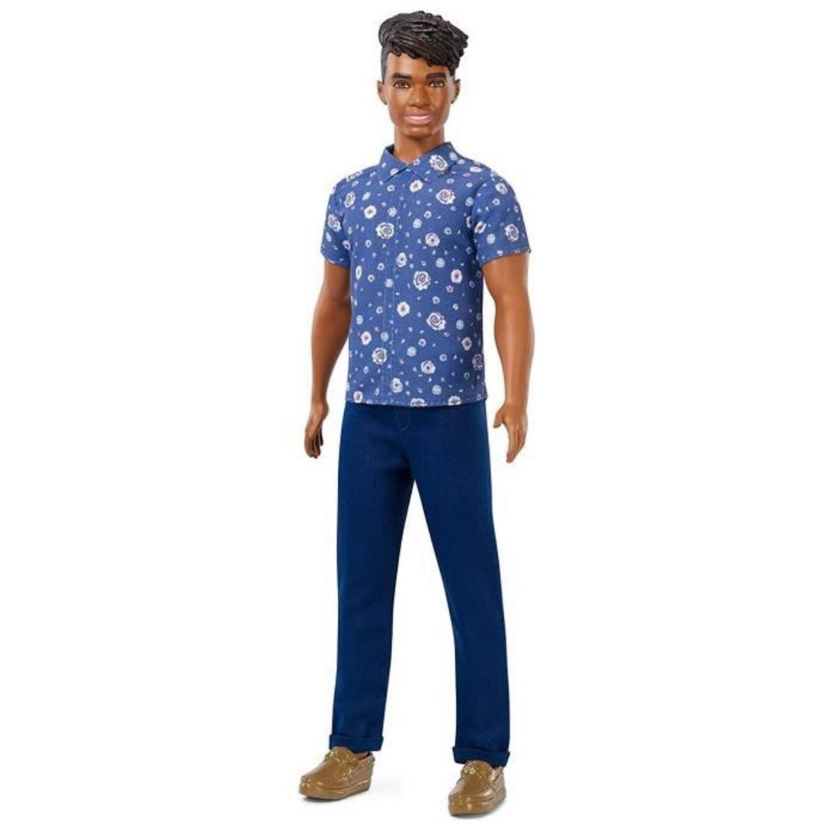 BARBIE Poupée Ken Fashionistas avec chemise à fleurs et jean - Barbie