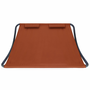 Voir la diapositive 3 : ID MARKET Lit bain de soleil 180 cm avec toile terracotta et structure gris foncé