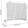 Voir la diapositive 6 : VIDAXL But de hockey rouge et blanc 183x71x122 cm polyester