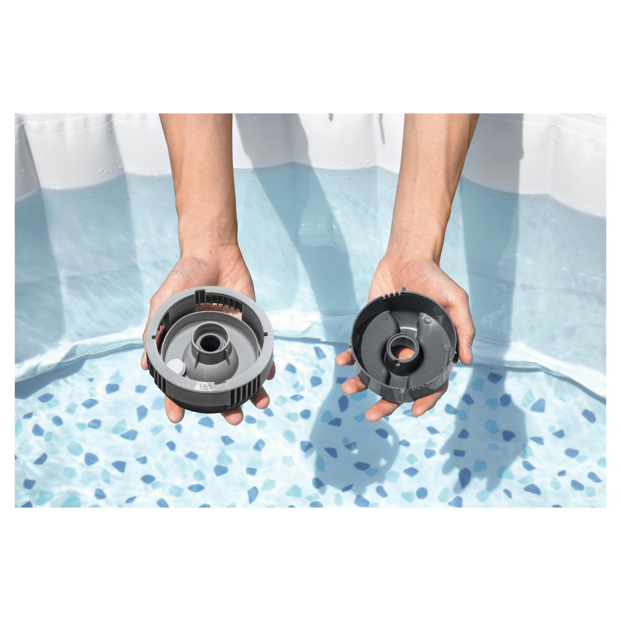 Voir la diapositive 9 : BESTWAY Spa gonflable rond 2-3 personnes 170x66cm ARUBA