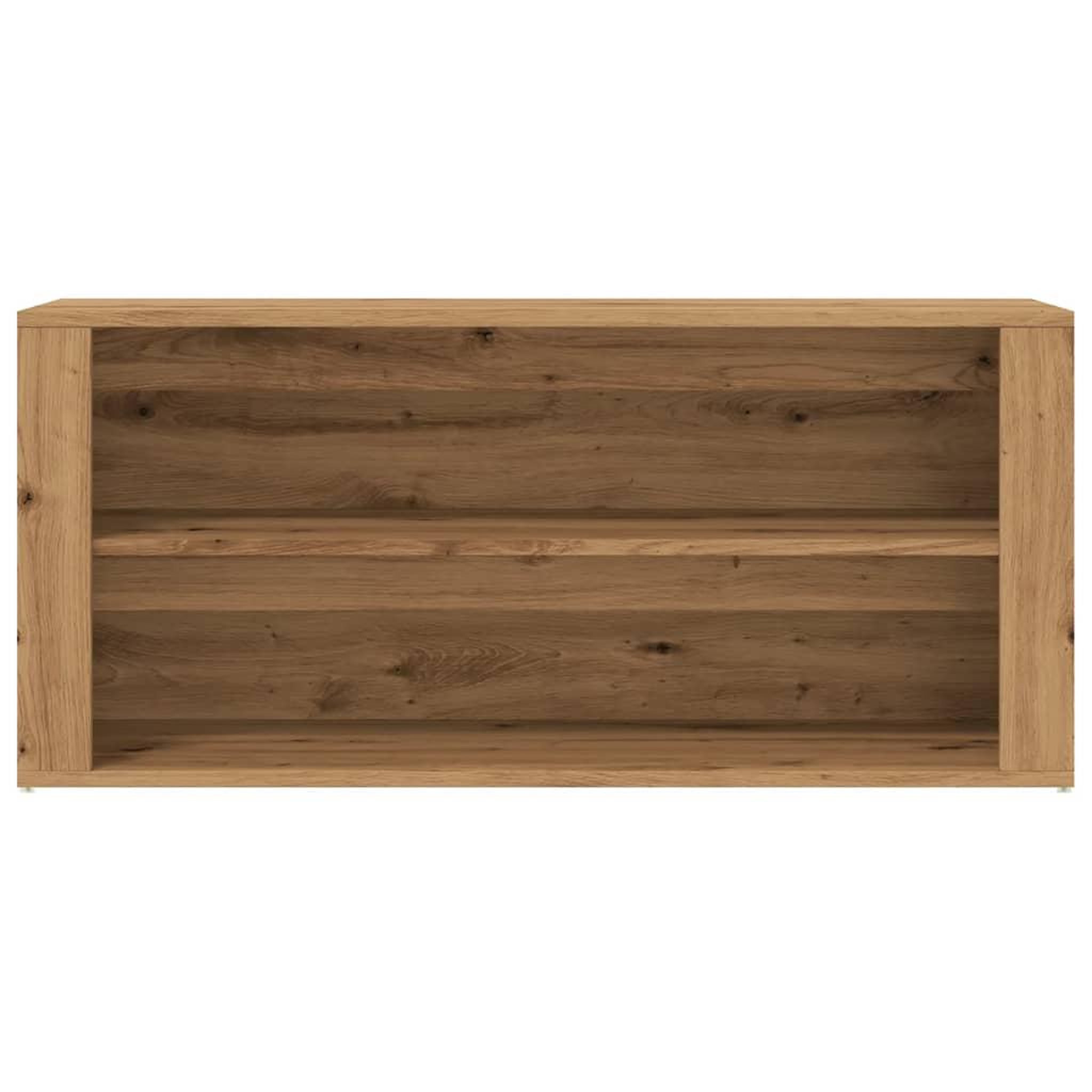 Voir la diapositive 4 : VIDAXL Banc a chaussures chene artisanal 100x35x45cm bois d'ingenierie