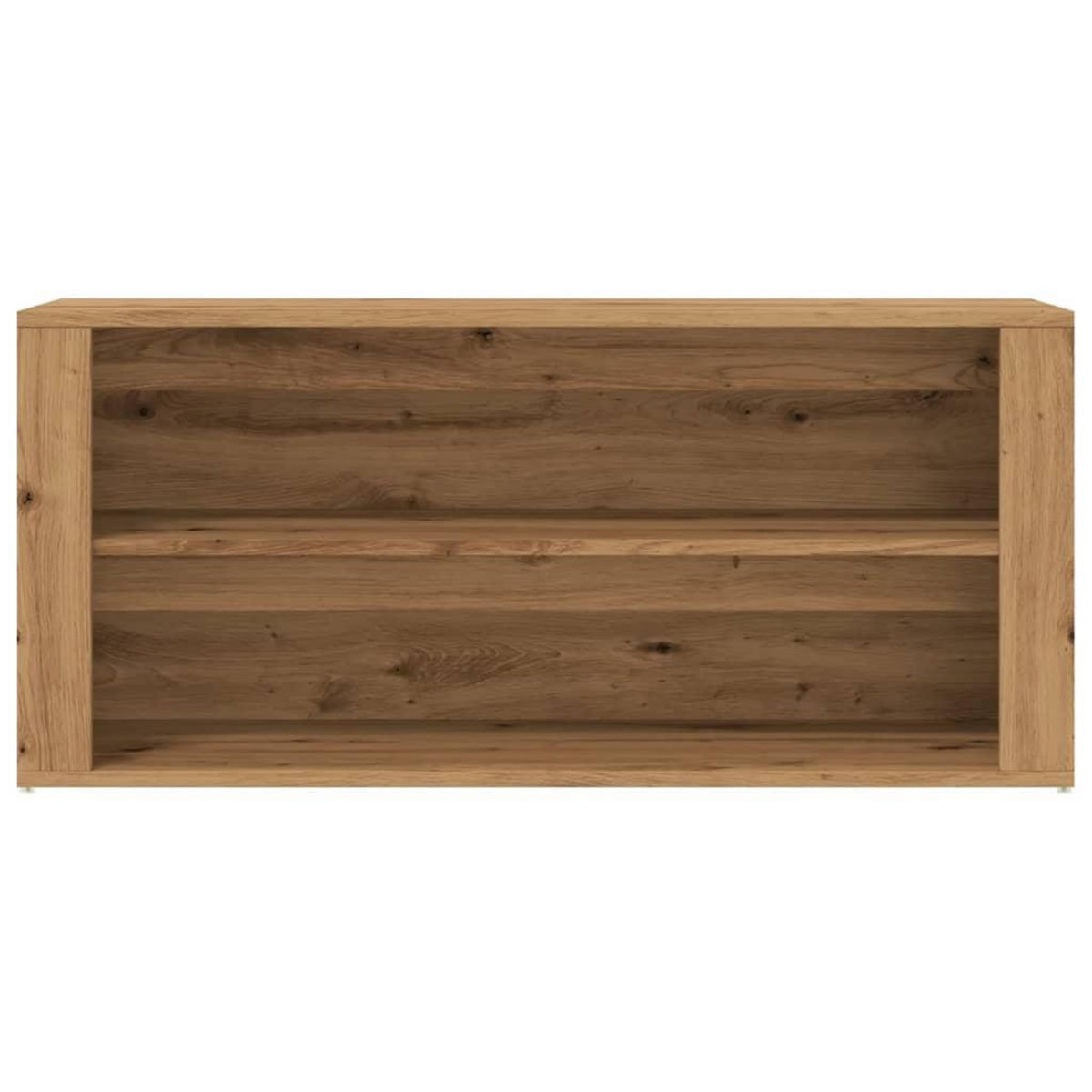 VIDAXL Banc a chaussures chene artisanal 100x35x45cm bois d'ingenierie