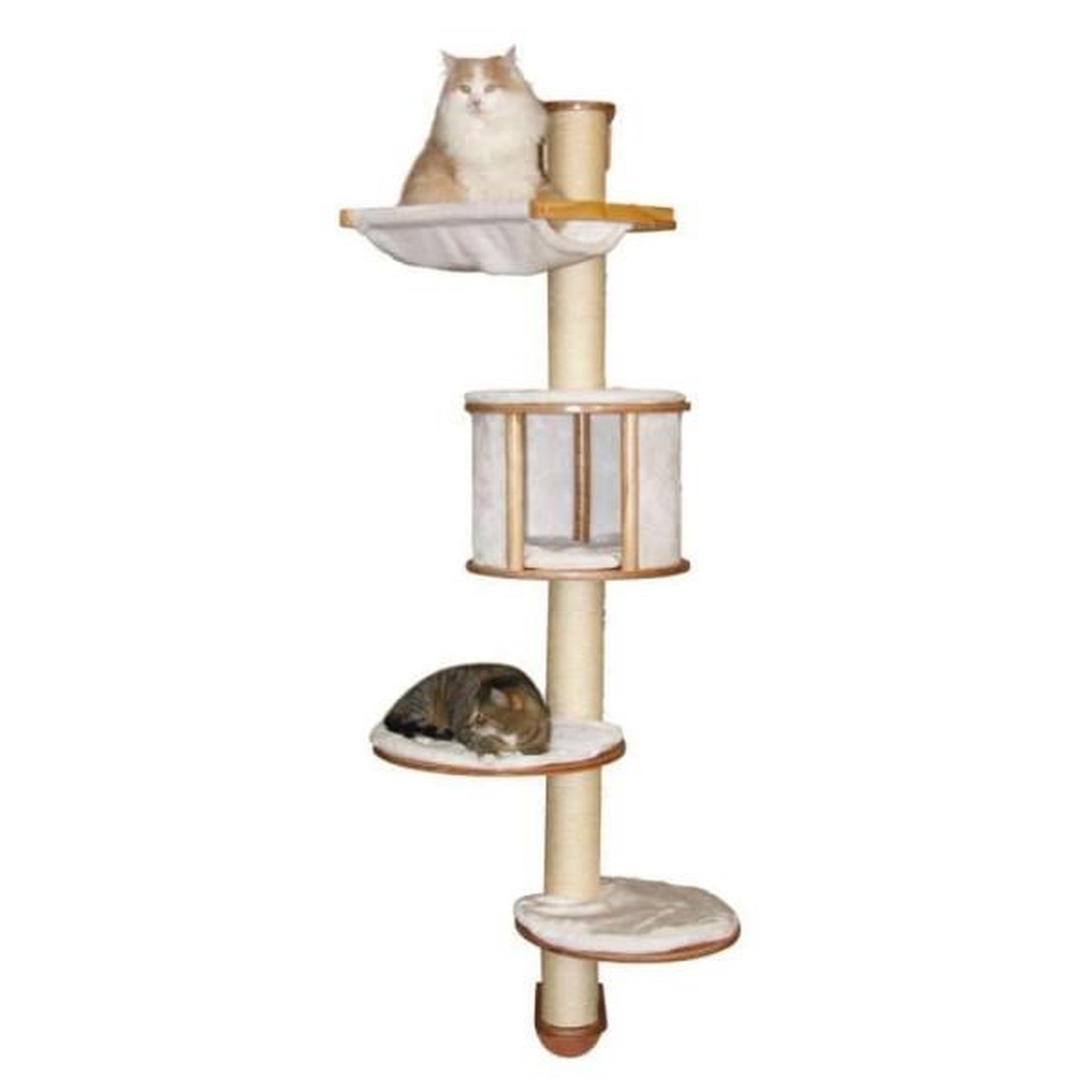 Voir la diapositive 2 : KERBL KERBL - Arbre a chats mural Dolomit 168 cm Blanc 81500