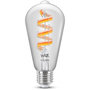 Voir la diapositive 3 : WIZ Ampoule LED connectée Couleur E27 Filament Edison 40W