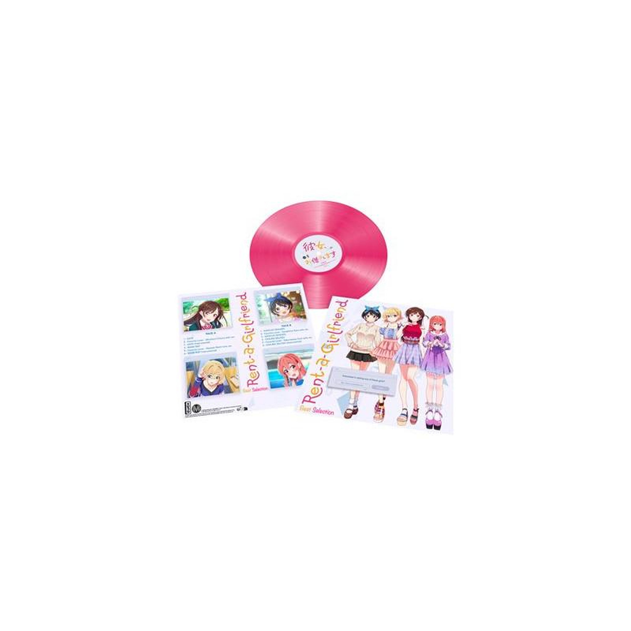 Micro Rent A Girlfriend Original Soundtrack Édition Limitée Vinyle Rose Opaque