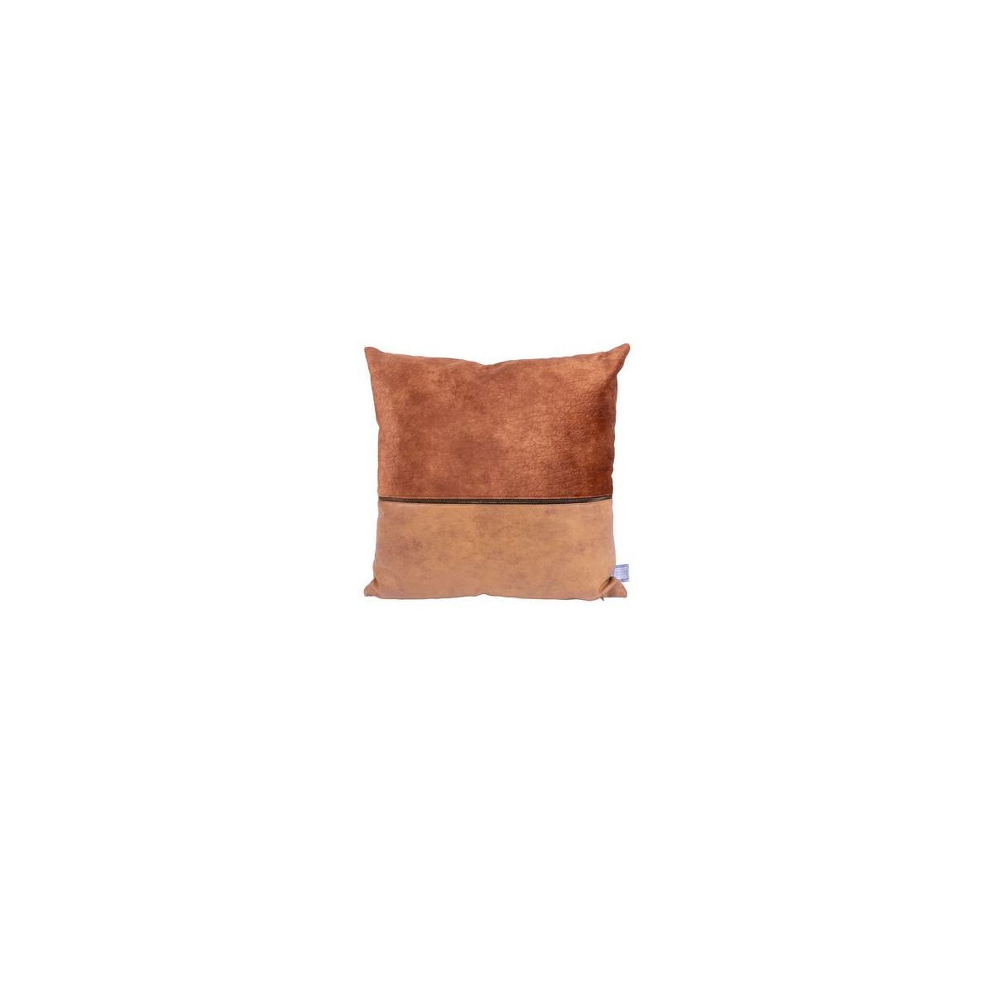 Voir la diapositive 3 : Paris Prix Lot de 2 coussins déco  picco  30x50cm marron