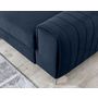 Voir la diapositive 3 : BEST MOBILIER Talisay - canapé d'angle gauche - 5 places - convertible avec coffre - en velours