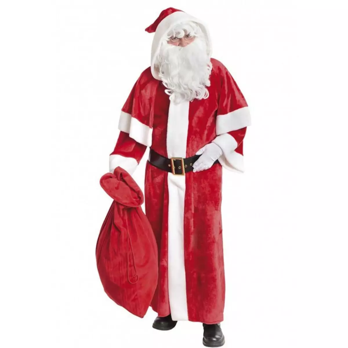 CHAKS Costume Père Noël gabardine peluche - Homme - XL