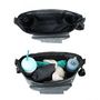 Voir la diapositive 4 : Monsieur Bébé Lot de 2 sacs à langer, de rangement pour poussette - 33 x 16 x 18.5 cm - Gris