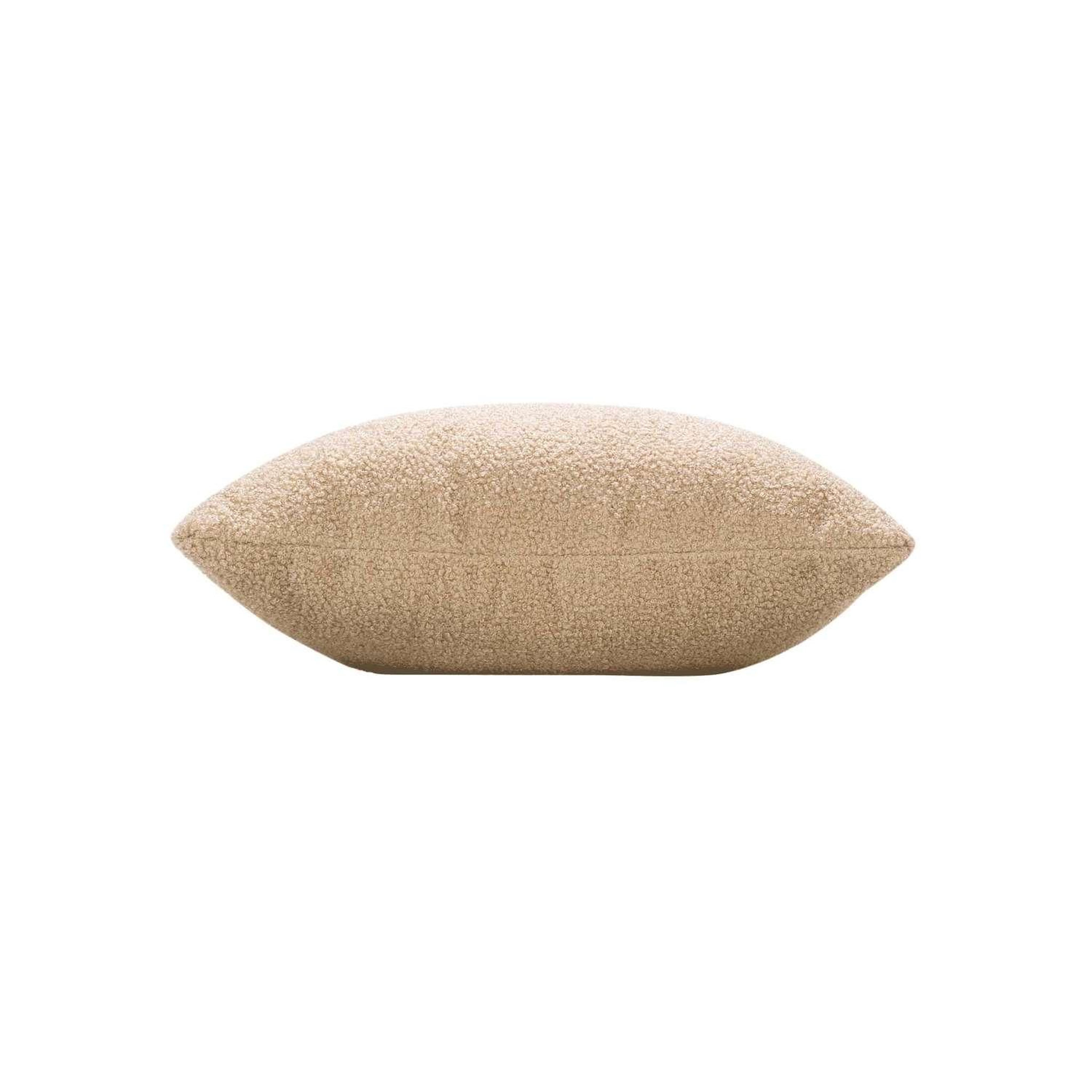 Voir la diapositive 2 : Douceur d'Intérieur Coussin déhoussable en bouclette unie beli