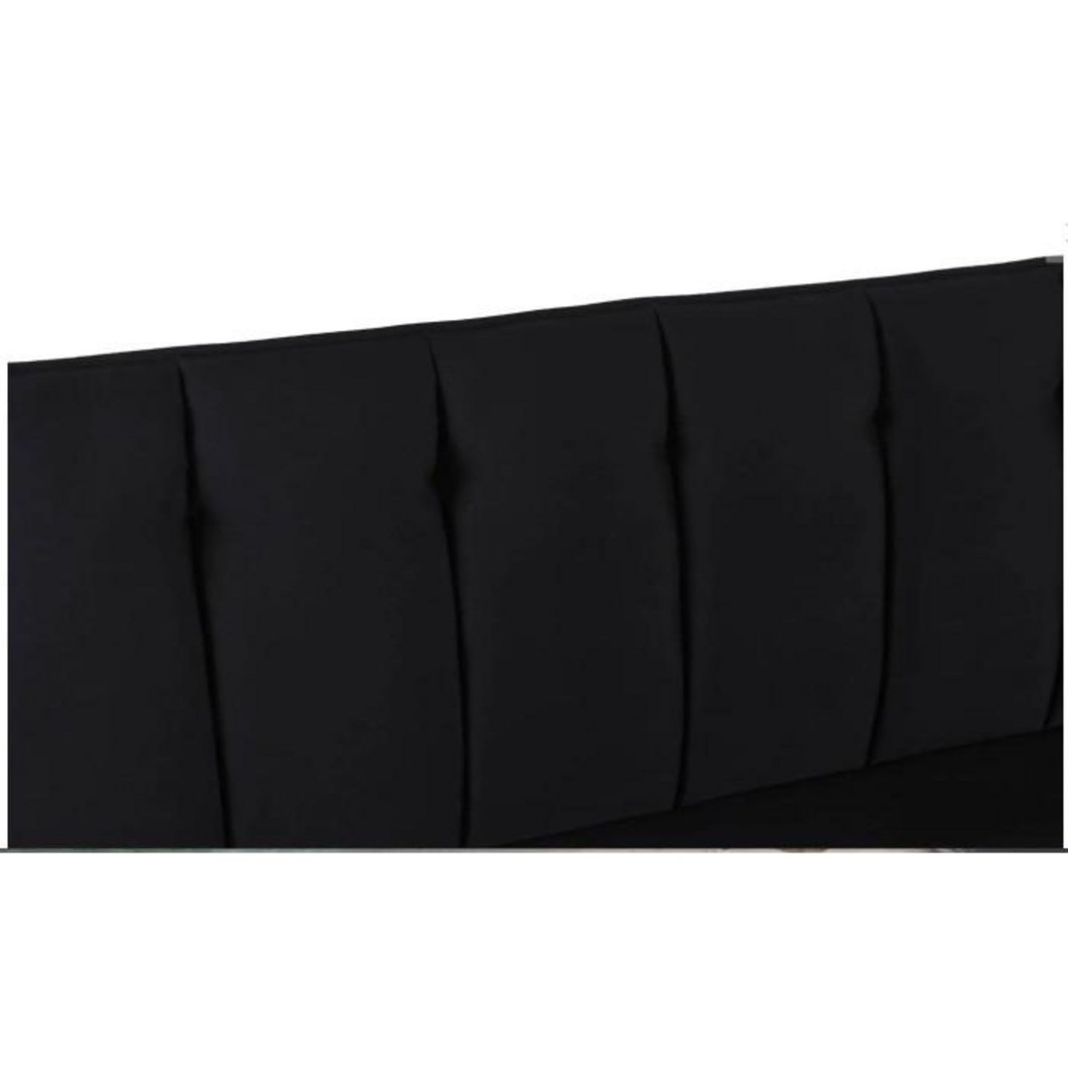 Paris Prix Canapé Convertible en Velours  Seattle  180cm Noir