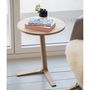 Voir la diapositive 2 : Wenko Table d'appoint ronde Acina en bois d'Acacia