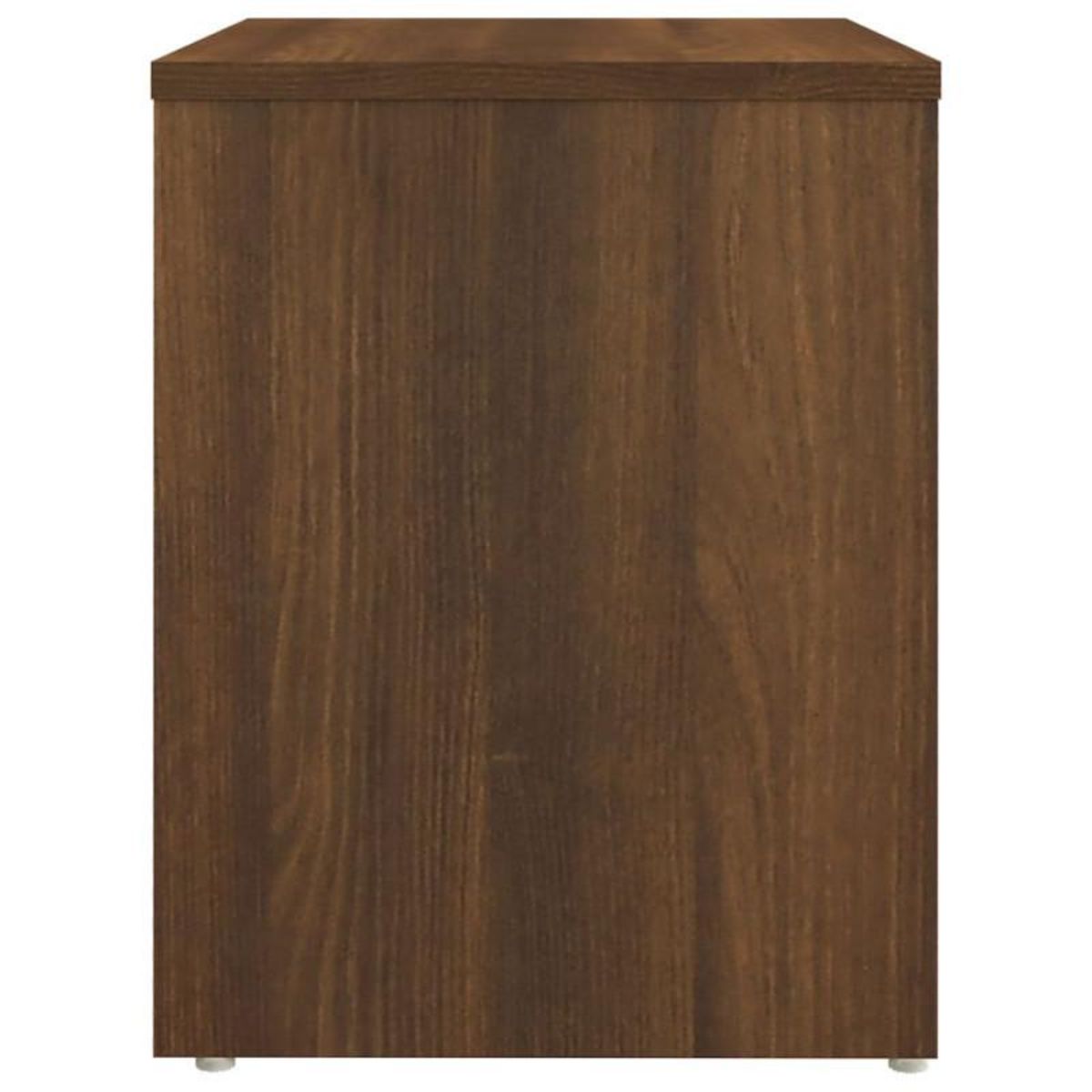 VIDAXL Table de chevet Chêne marron 40x30x40 cm Bois d ingénierie
