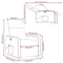 Voir la diapositive 6 : VIDAXL Fauteuil inclinable de massage electrique Gris fonce Tissu