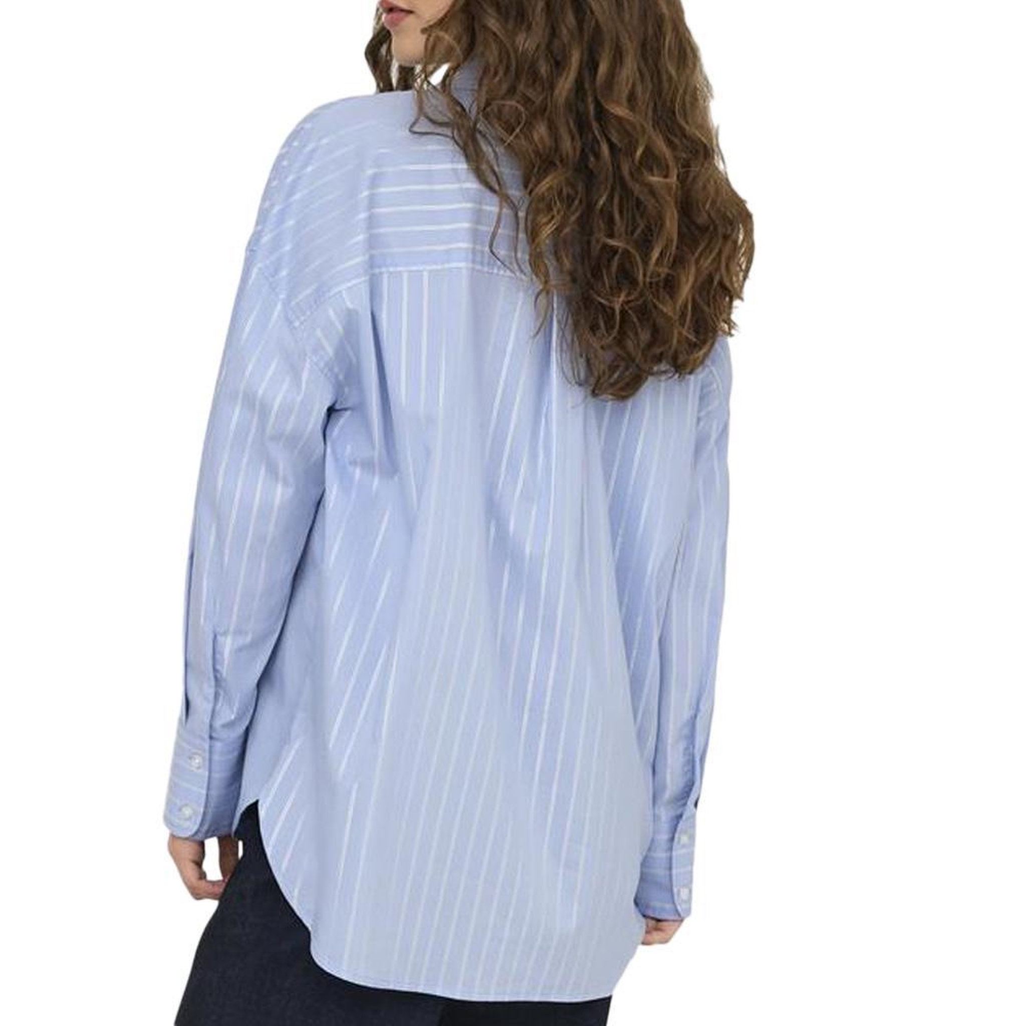 Voir la diapositive 2 : JACQUELINE DE YONG Chemise Bleu Femme JDY Mio