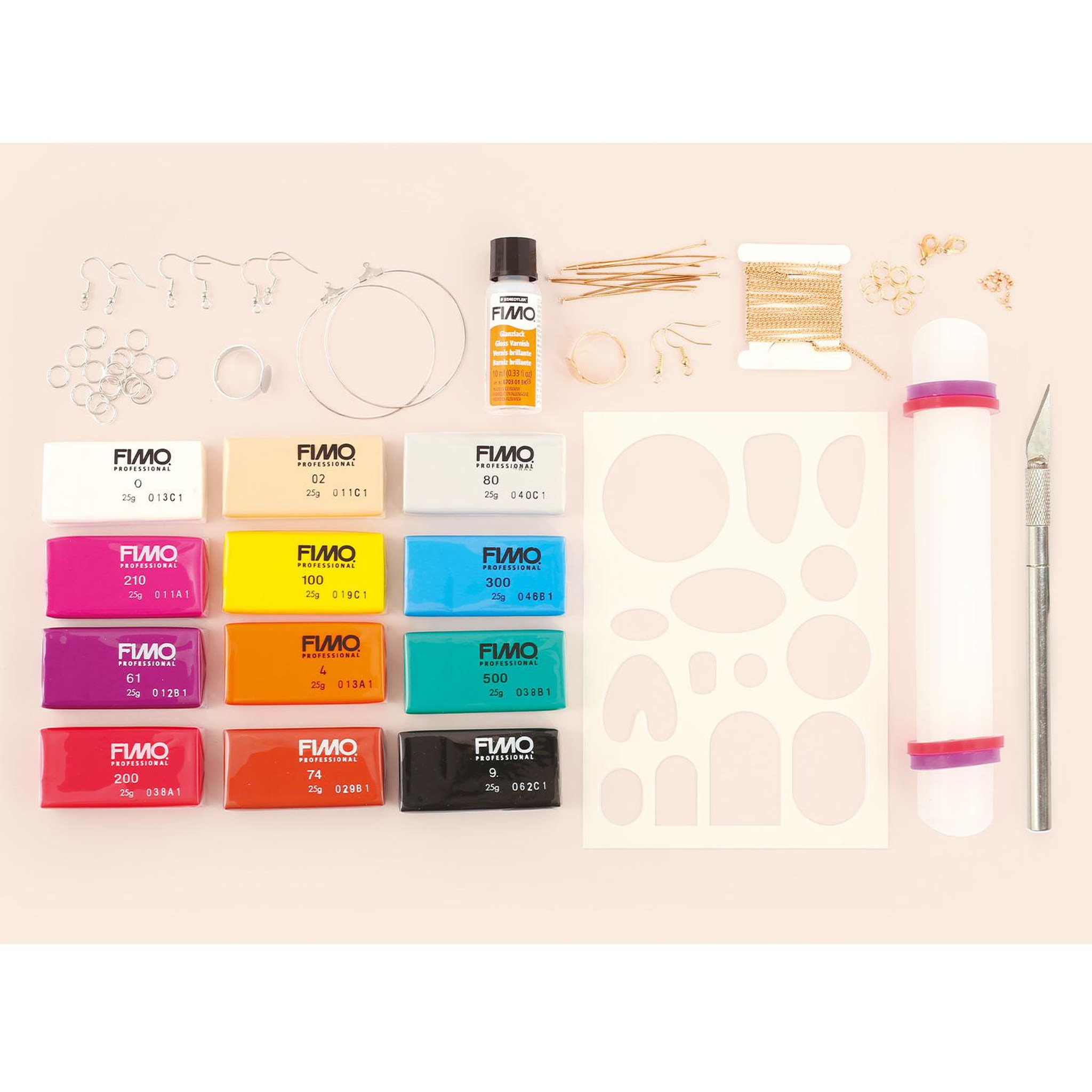Voir la diapositive 5 : Staedtler Coffret bijoux en pâte polymère - technique du Slab