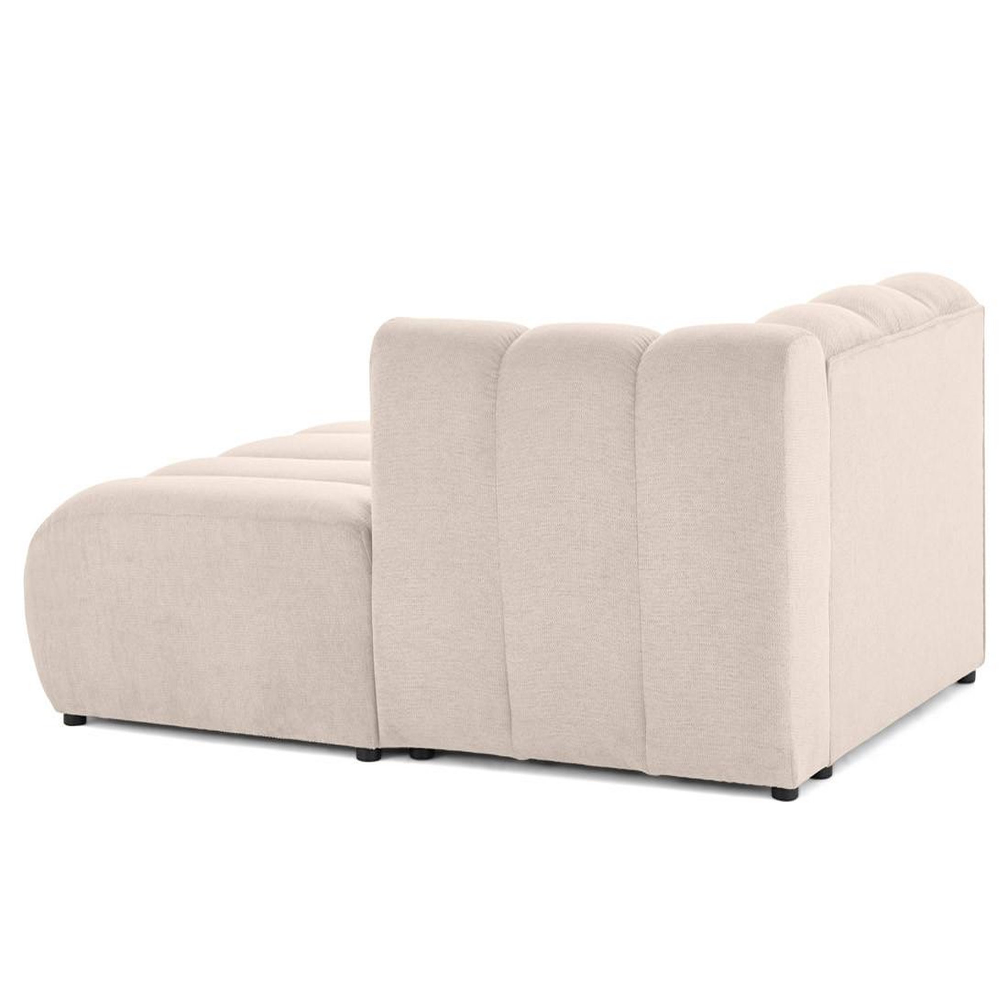Voir la diapositive 5 : BEST MOBILIER Debbie - module d'assise méridienne droit en tissu texturé