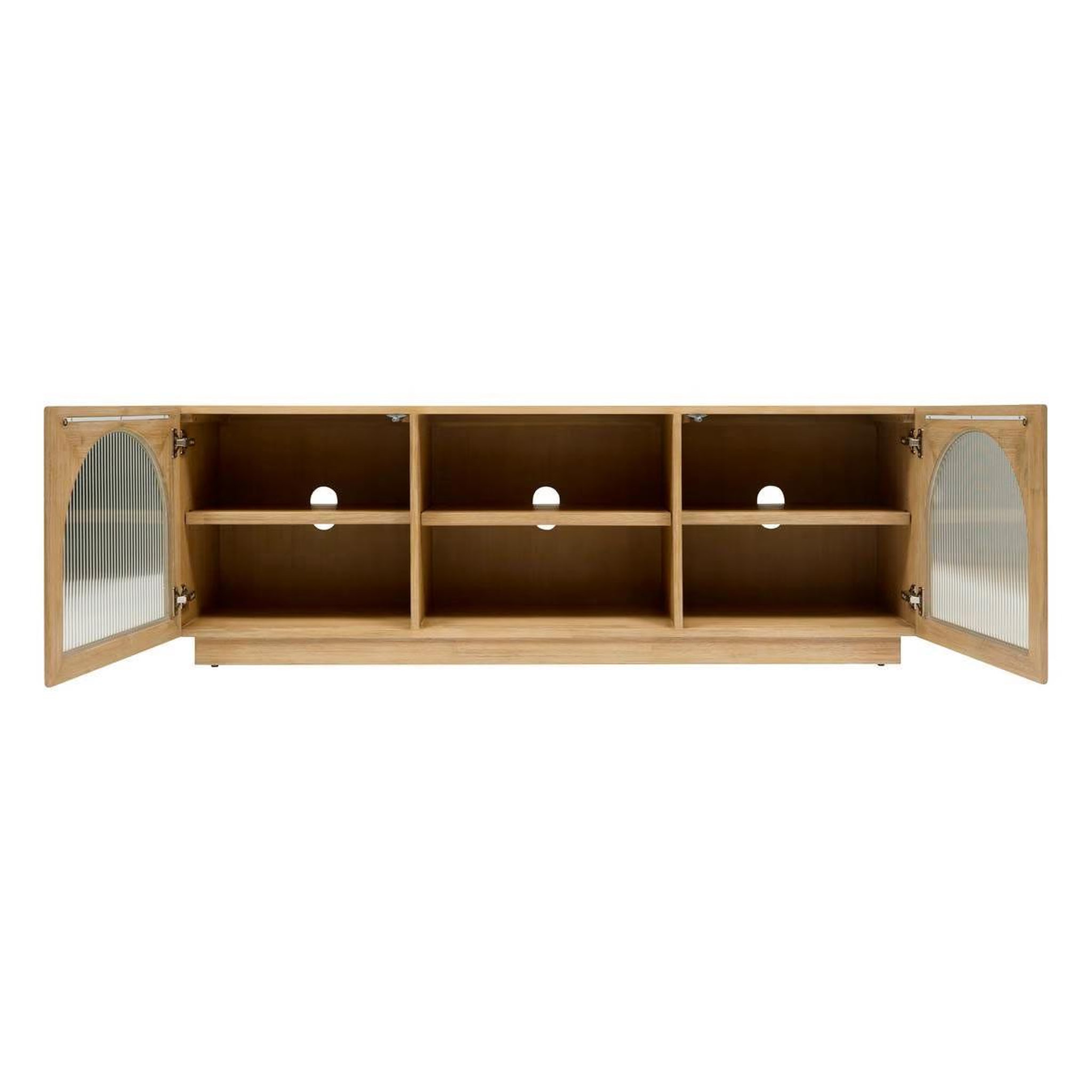 Voir la diapositive 3 : ATMOSPHERA Meuble tv 2 portes  lousada  160cm naturel
