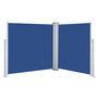 Voir la diapositive 2 : VIDAXL Auvent lateral retractable Bleu 120 x 600 cm