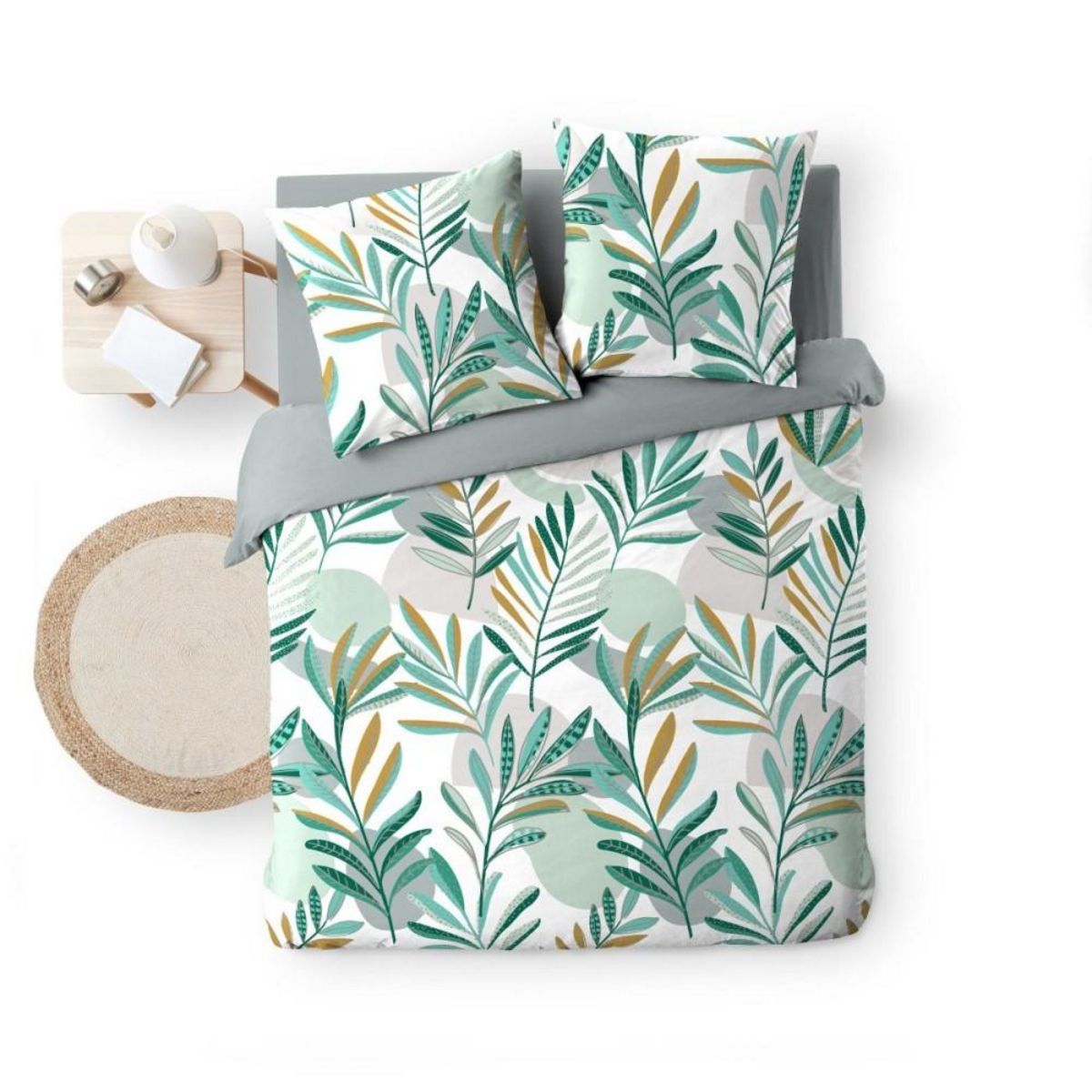 Douceur d'Intérieur Housse de couette 240x220 + 2 taies LOUNA microfibre