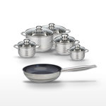 ELO Lot Poêle 28cm & 5 Faitouts Elo Profi Therm Platinum