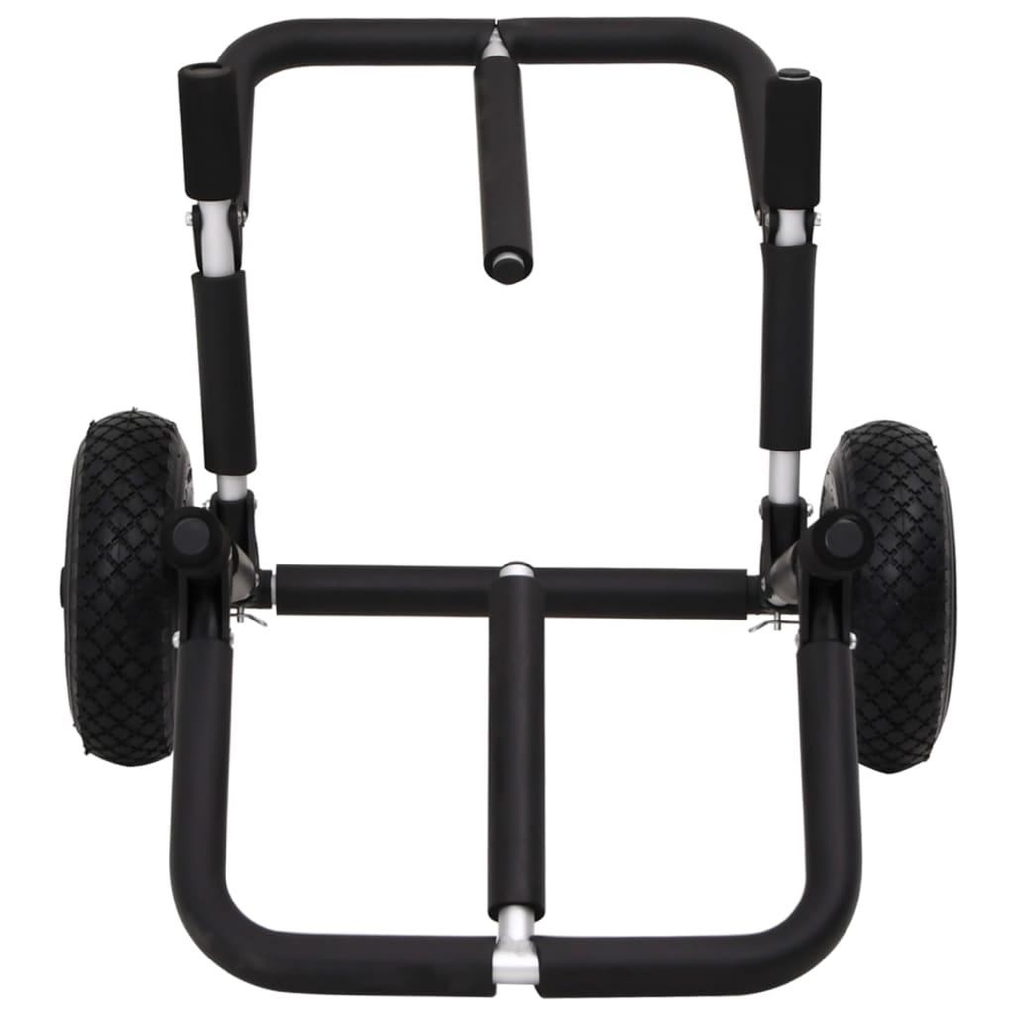 Voir la diapositive 3 : VIDAXL Chariot de SUP pour 2 planches de surf pliable 90 kg aluminium
