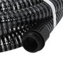 Voir la diapositive 2 : VIDAXL Tuyau d'aspiration avec raccords en laiton noir 1,1  5 m PVC