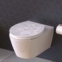 SCHUTTE SCHÜTTE Siege de toilette avec fermeture en douceur DIAMOND MDF