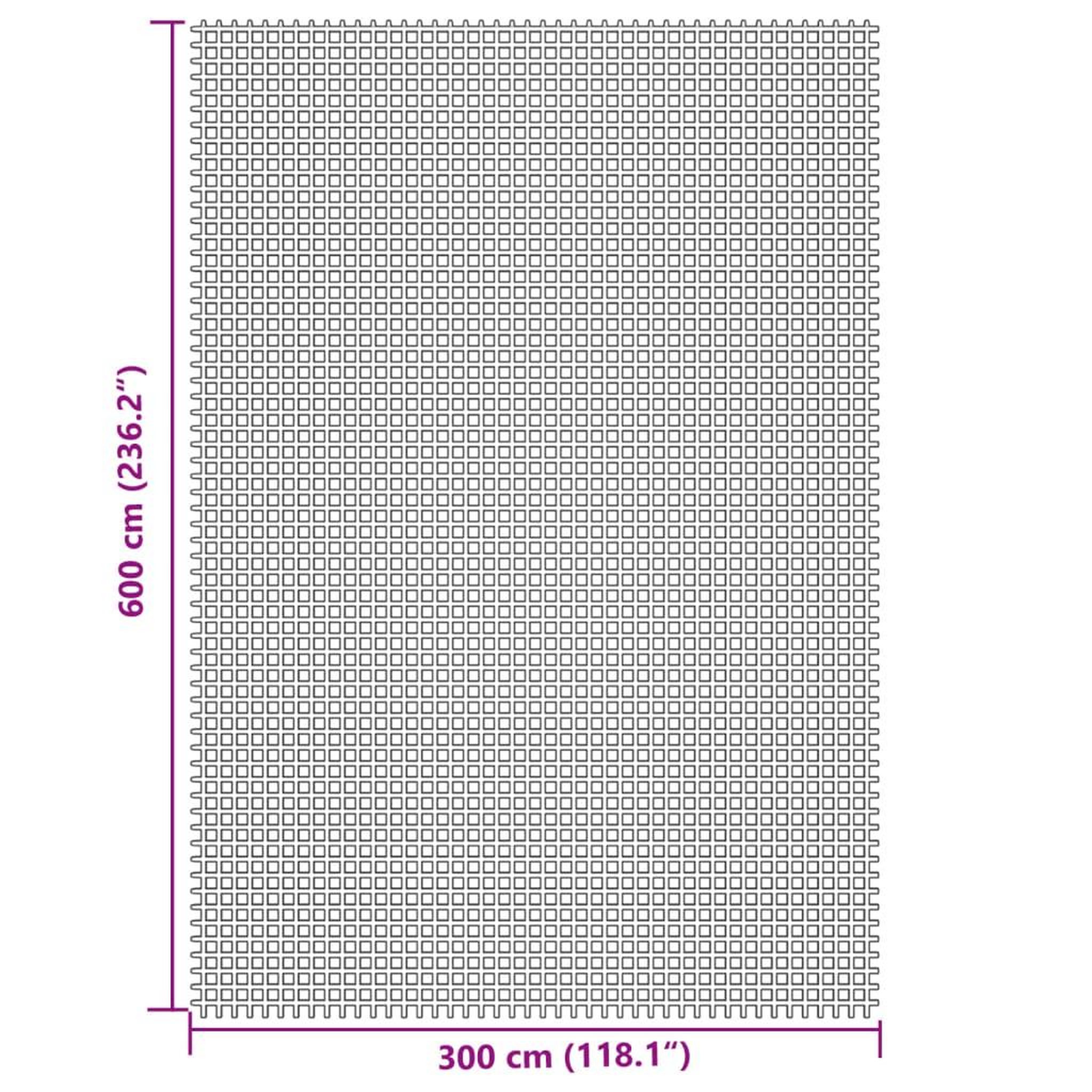 Voir la diapositive 6 : VIDAXL Tapis de tente creme 6x3 m