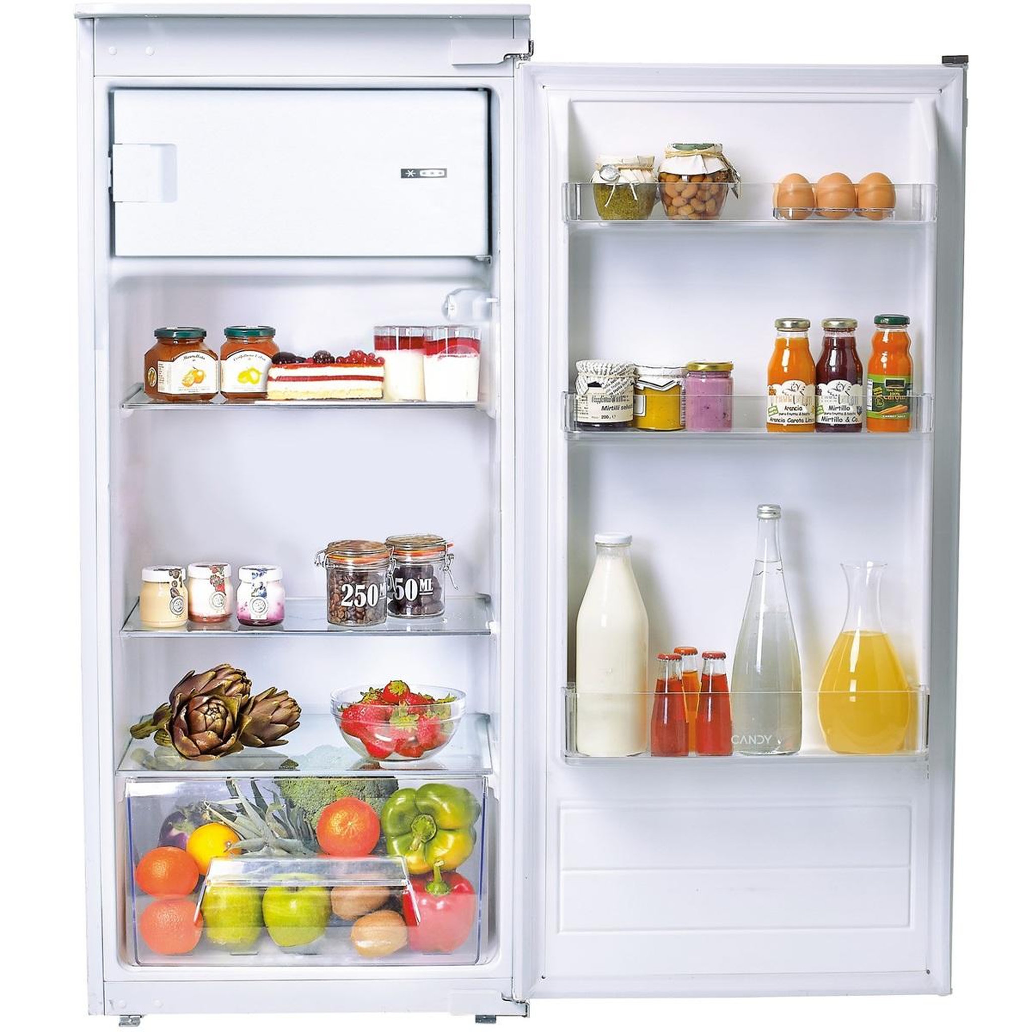 Candy Réfrigérateur 1 porte intégrable à glissières 179l - cfbo2150ne/n