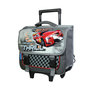 Voir la diapositive 2 : Bagtrotter BAGTROTTER Cartable à roulettes 38 cm Hot Wheels voitures Gris