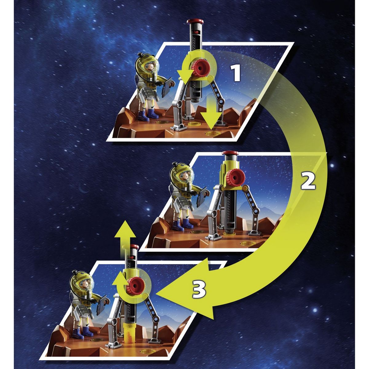PLAYMOBIL Space 70888 Navette des astronautes