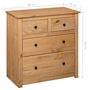 Voir la diapositive 6 : VIDAXL Buffet 80x40x83 cm Pin Gamme Panama
