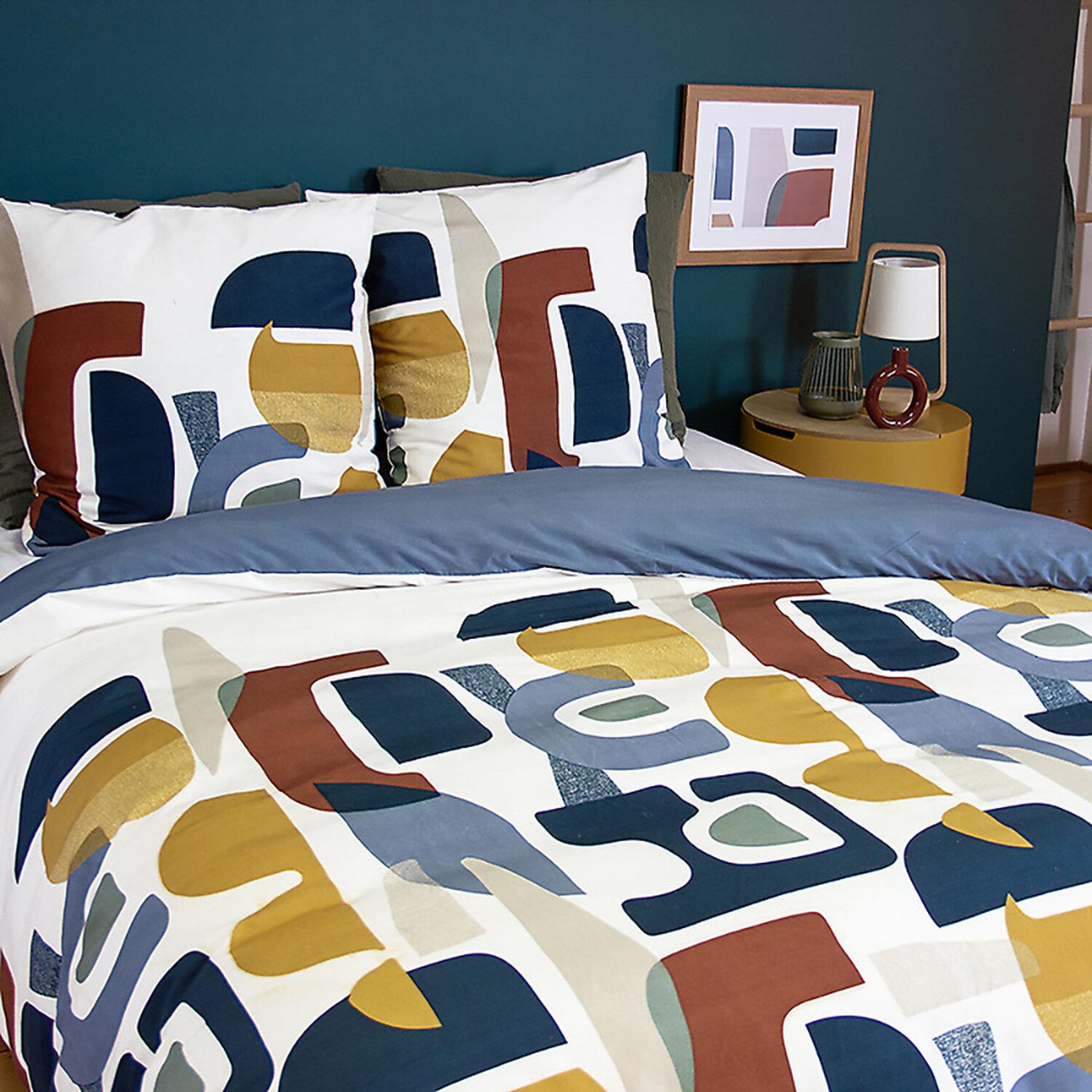 Voir la diapositive 3 : Home collection Parure de couette 3 pcs 100% microfibre, kille