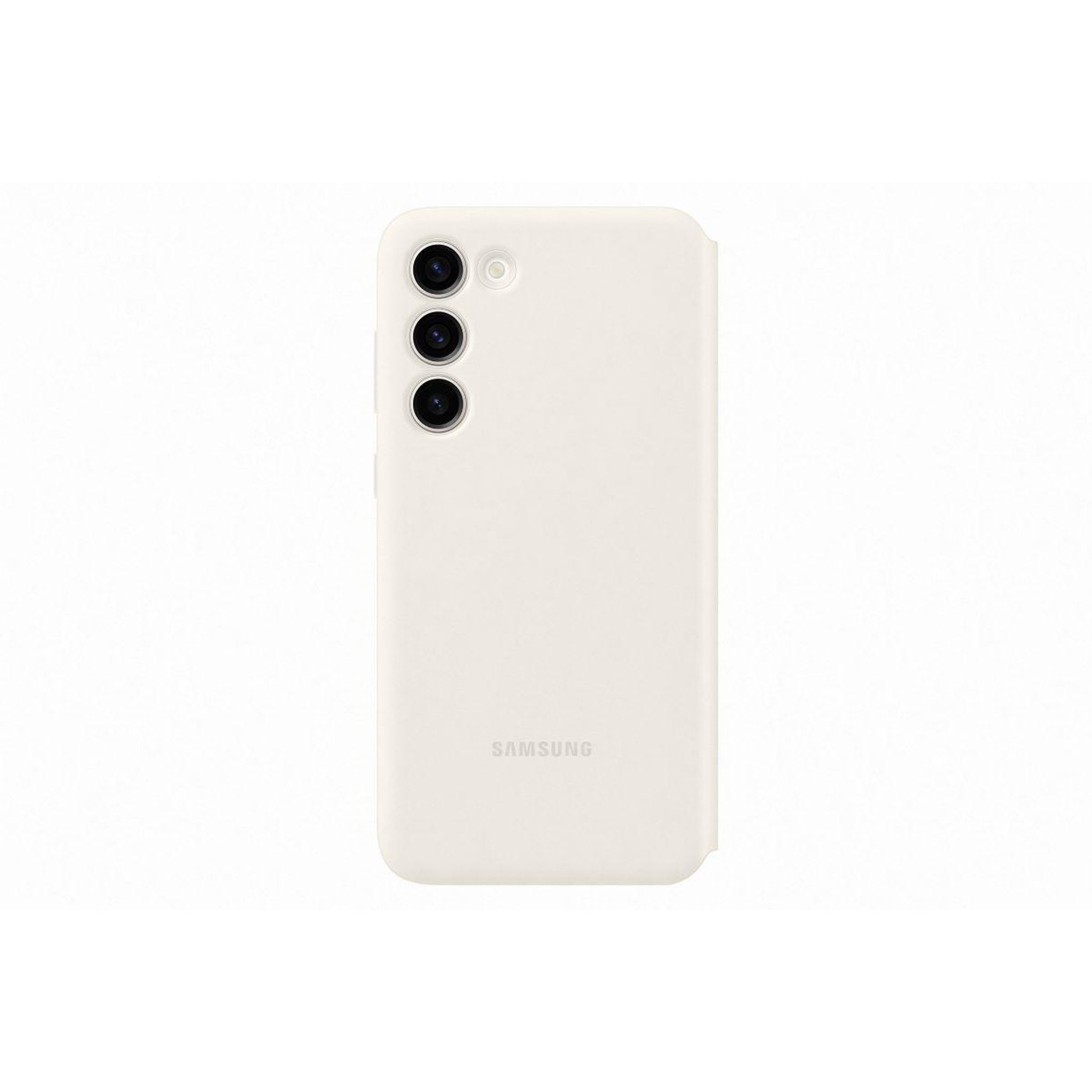 Voir la diapositive 3 : Samsung Etui s23+ smart view porte-carte creme